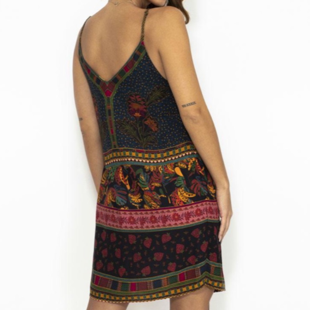 FARM Rio Multicolor Parrot Print Mini Dress - Picture 4 of 9